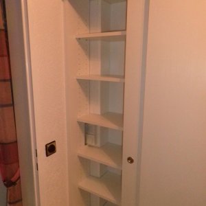 Einbauschrank in weiss